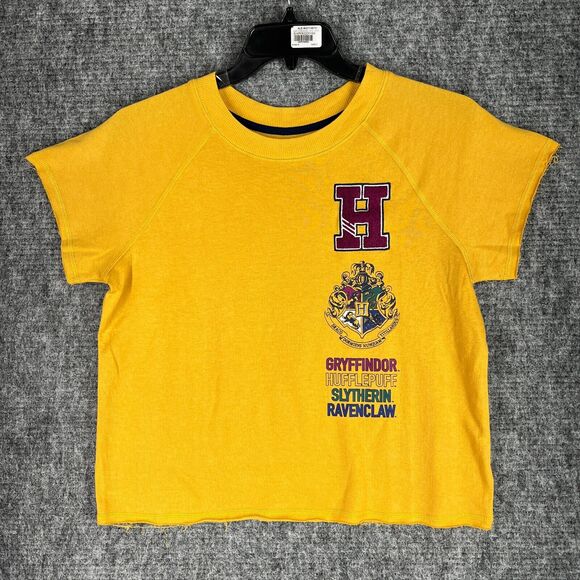 Harry Potter Shirt‎ Womens Medium Gryffindor Hogwarts Wizarding World Oversized - Picture 1 of 9